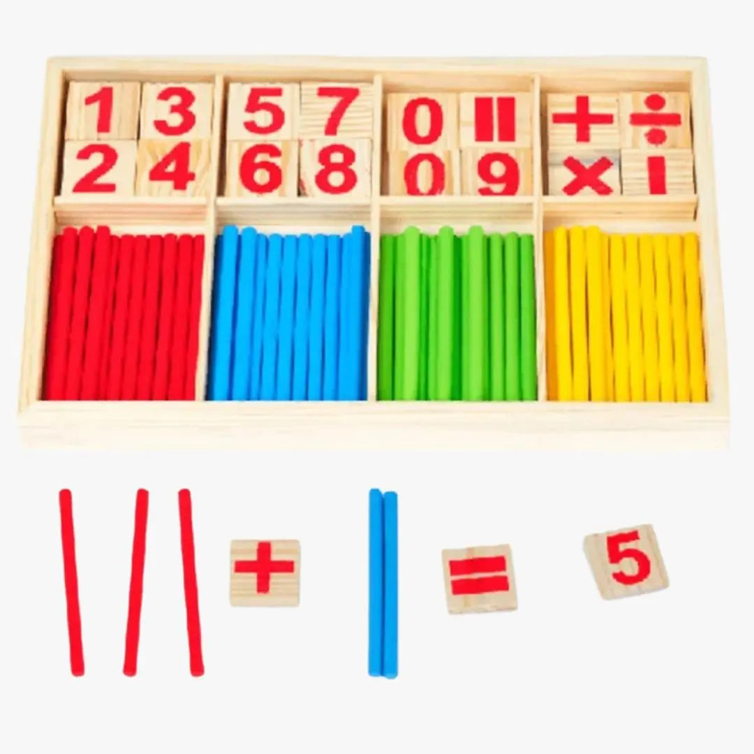 Bâtons de Comptage en Bois - Air de Jeux 