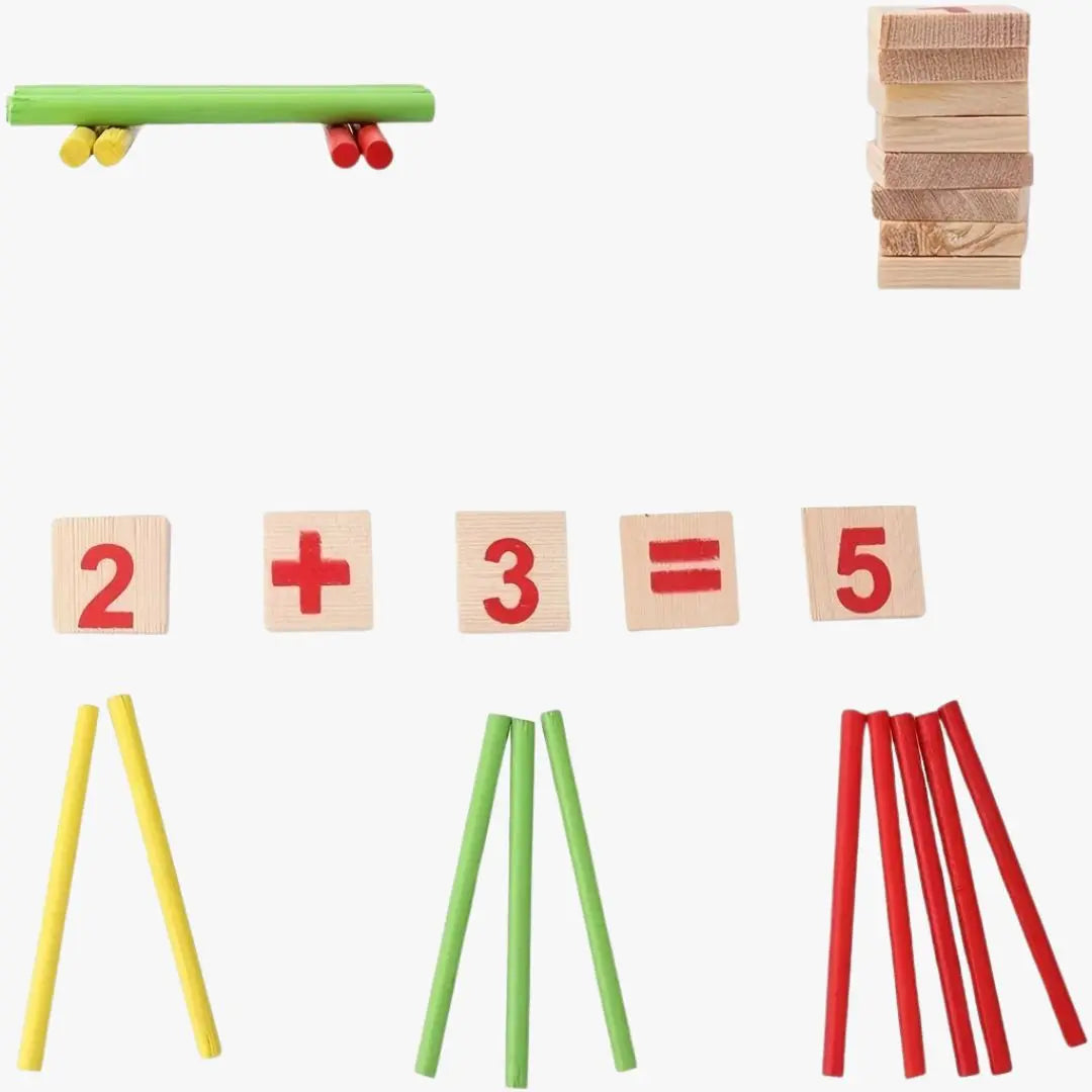 Bâtons de Comptage en Bois - Air de Jeux 
