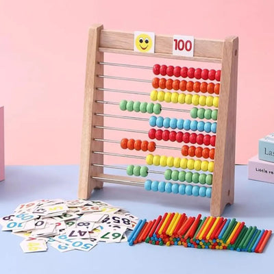 Boulier Montessori avec cartes Aire de jeux