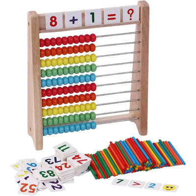 Boulier Montessori avec cartes Aire de jeux