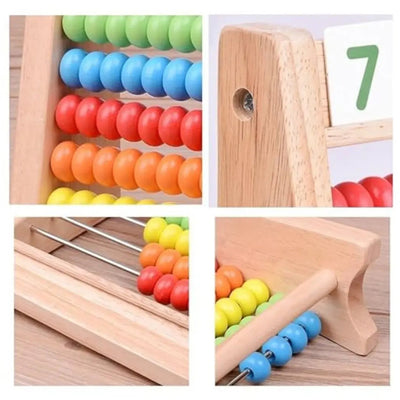 Boulier Montessori avec cartes Aire de jeux