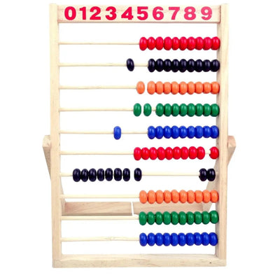 Boulier Montessori en bois colore Aire de jeux