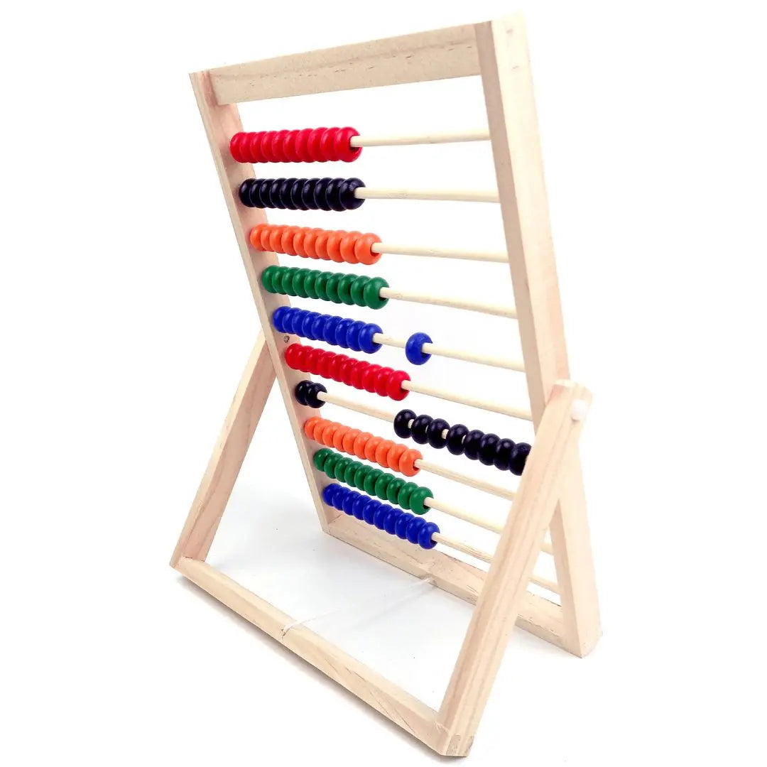 Boulier Montessori en bois colore Aire de jeux