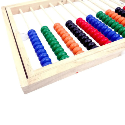 Boulier Montessori en bois colore Aire de jeux
