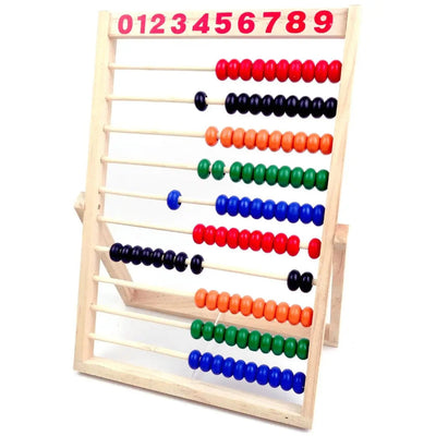 Boulier Montessori en bois colore Aire de jeux