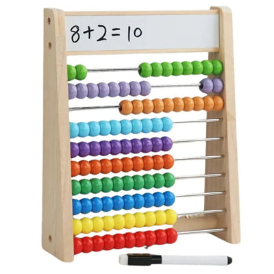 Boulier en bois educatif avec ardoise  Aire de jeux 