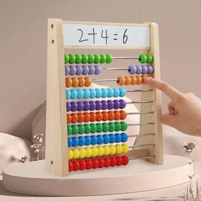 Boulier en bois educatif avec ardoise  Aire de jeux 