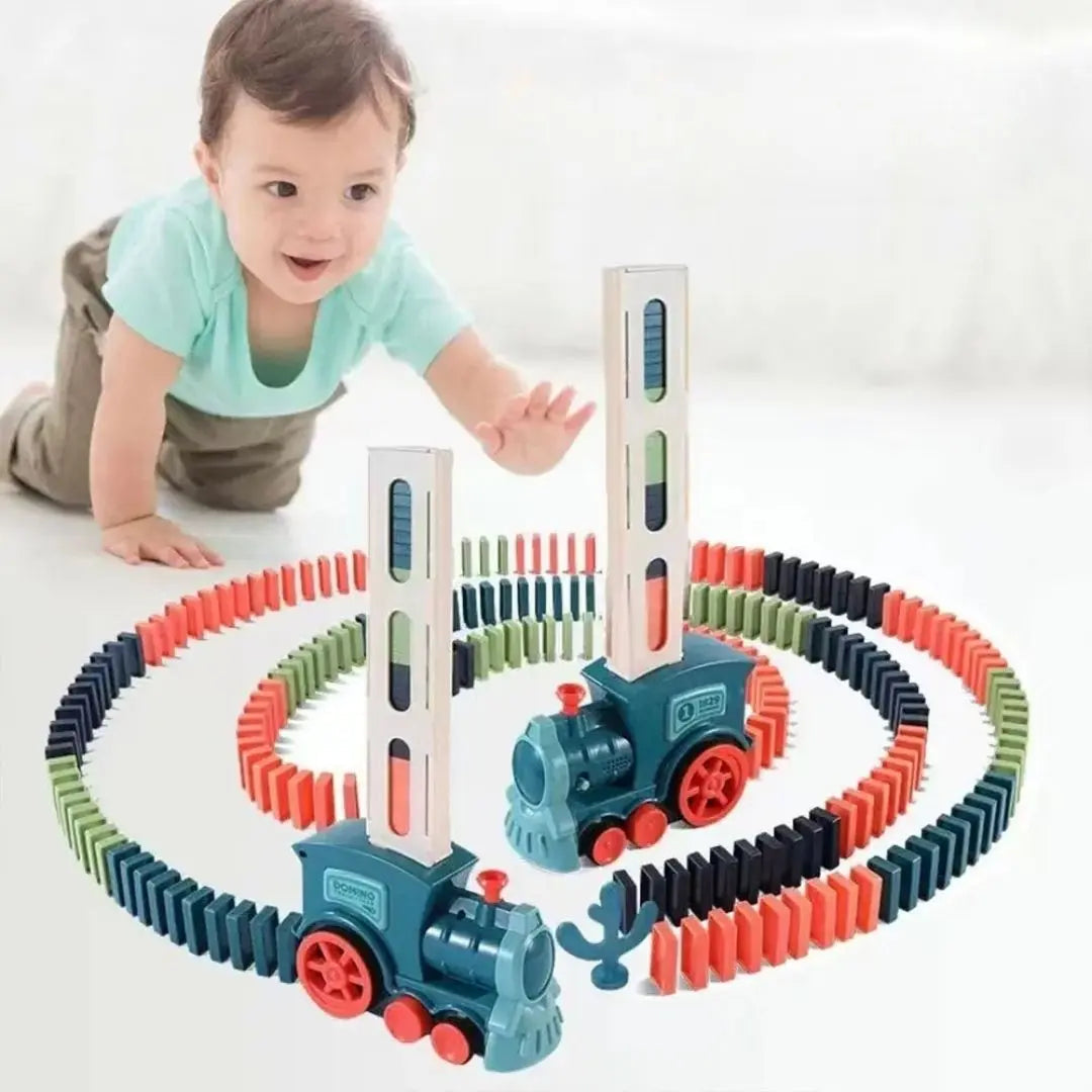🚂 Circuit Train Domino Automatique AIRE DE JEUX