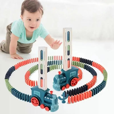 🚂 Circuit Train Domino Automatique AIRE DE JEUX