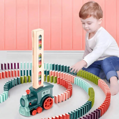 🚂 Circuit Train Domino Automatique AIRE DE JEUX