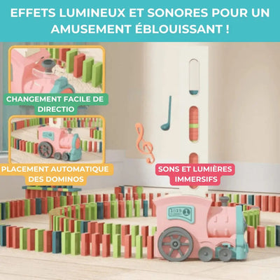 🚂 Circuit Train Domino Automatique AIRE DE JEUX