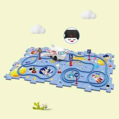 🚗 Circuit Voiture Enfant RailCar aire de jeux