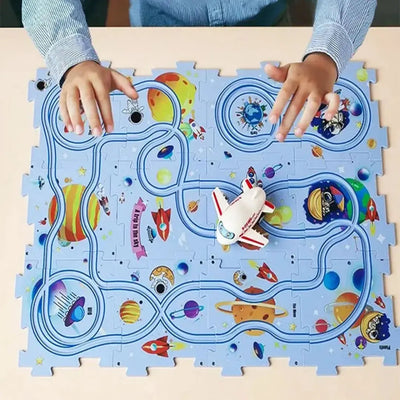 🚗 Circuit Voiture Enfant RailCar aire de jeux