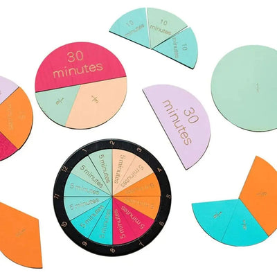Horloge Montessori  Aire de jeux