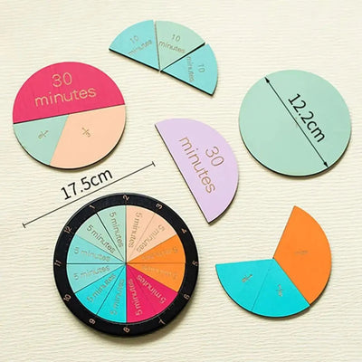 Horloge Montessori  Aire de jeux