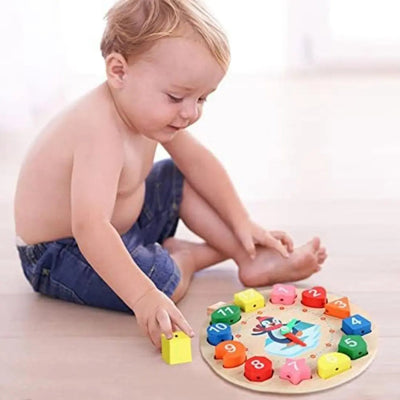 Horloge en Bois pour Enfant - Air de Jeux  