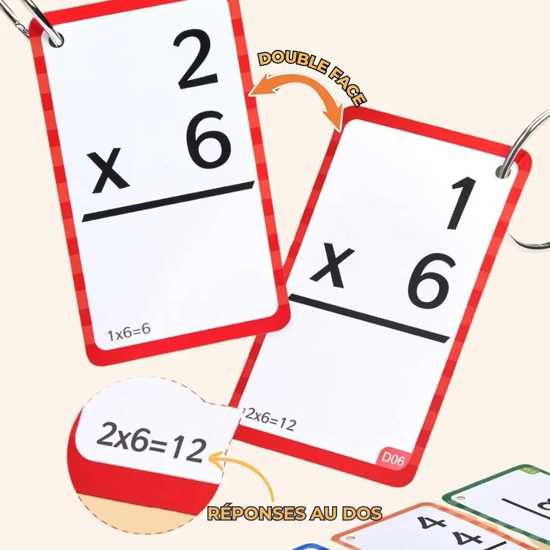 Jeu de maths avec cartes Aire de jeux 