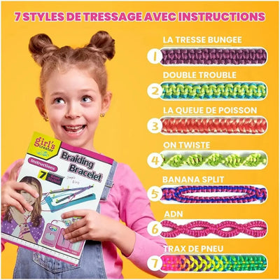  kit de tressage pour enfant aire de jeux