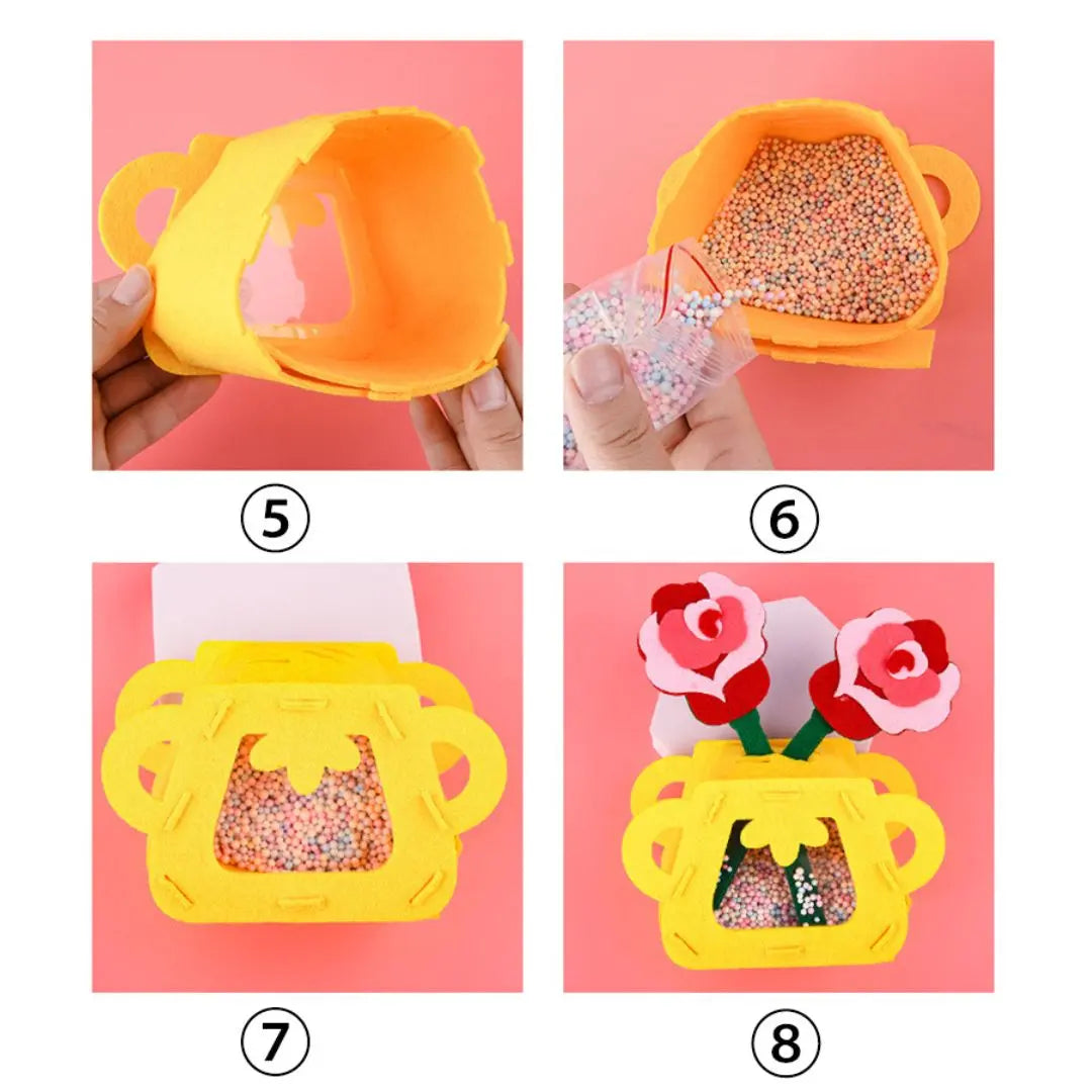 Kit DIY Pot de Fleurs Montessori aire de jeux