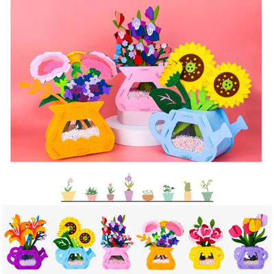 Kit DIY Pot de Fleurs Montessori aire de jeux