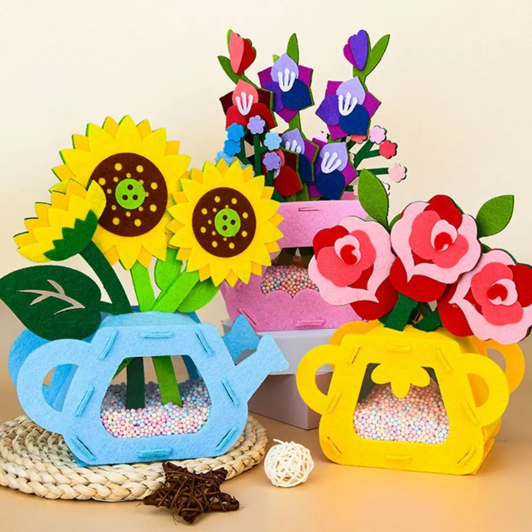 Kit DIY Pot de Fleurs Montessori aire de jeux