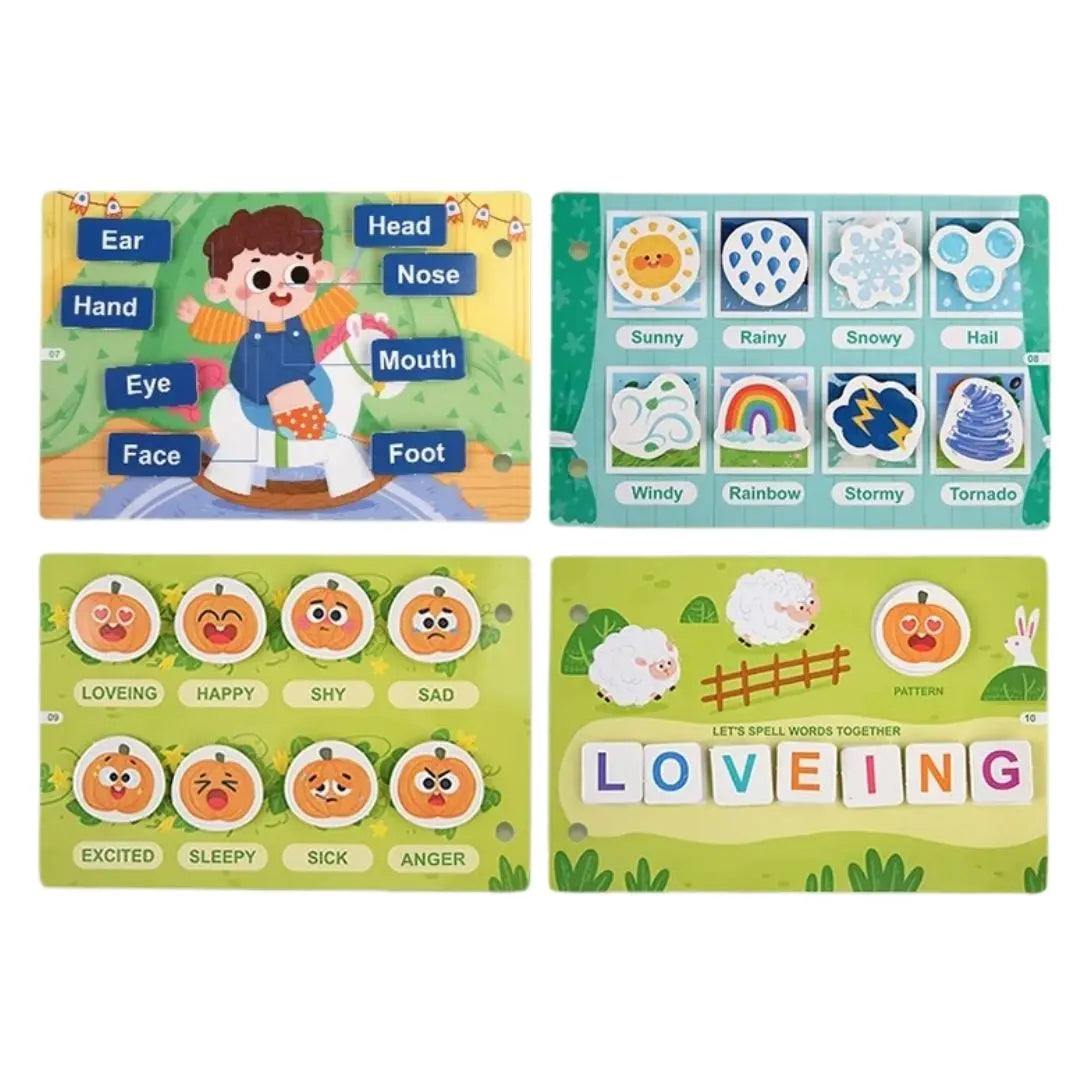 Livre Montessori pour Bébé Aire de jeux