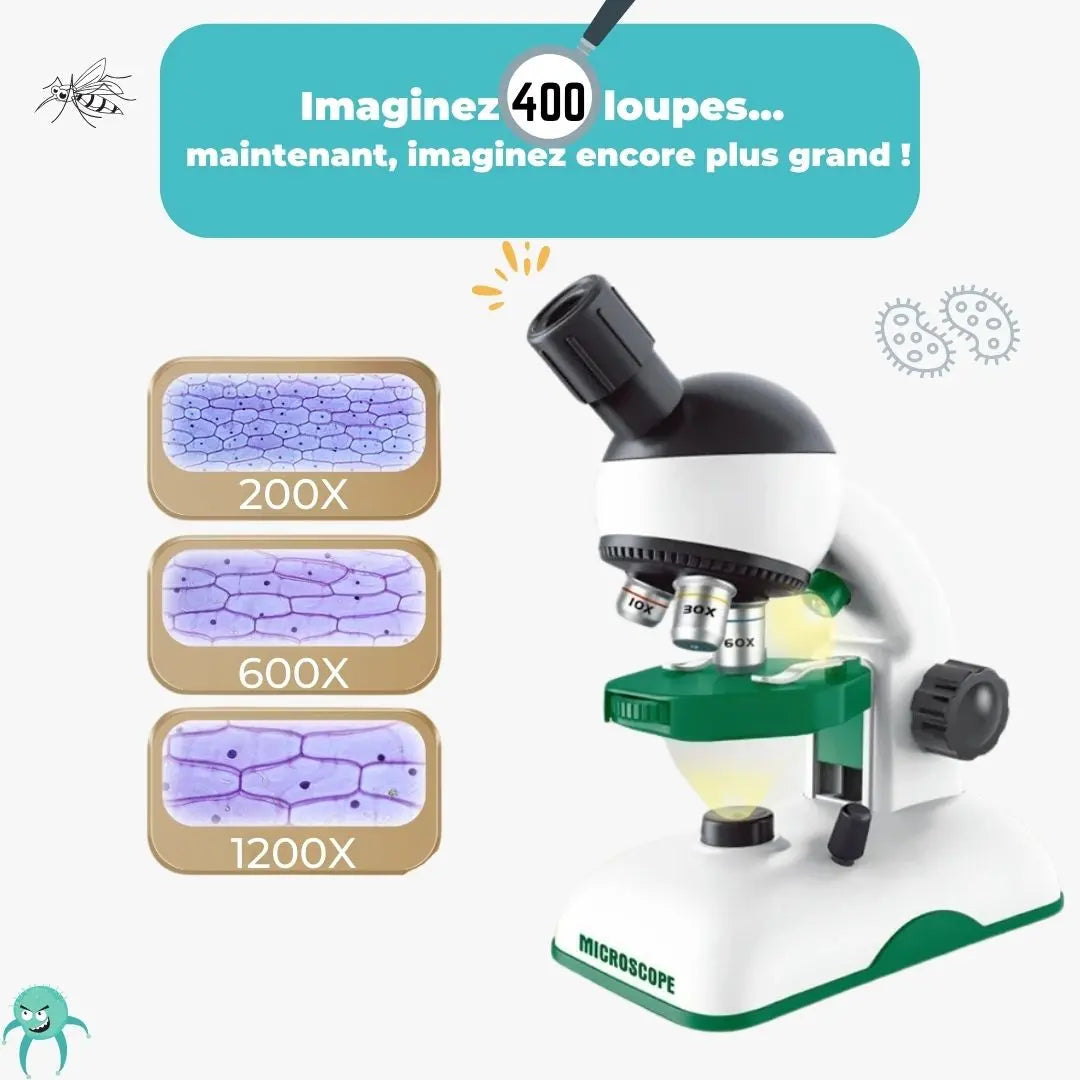 Microscope Enfant Haute precision Aire de jeux 