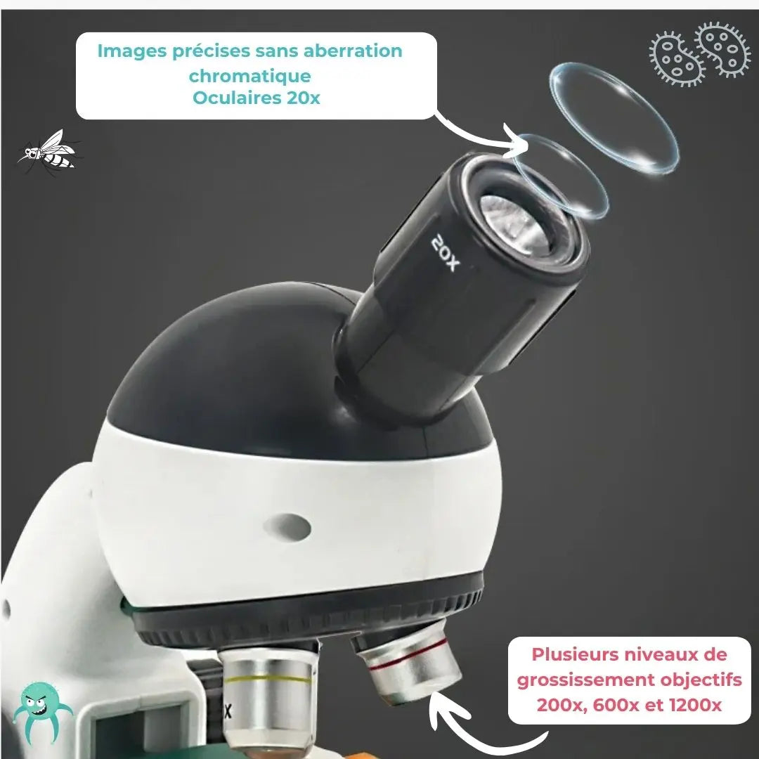 Microscope Enfant Haute precision Aire de jeux 