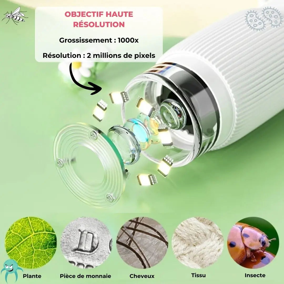 Microscope de Poche Compact Aire de jeux