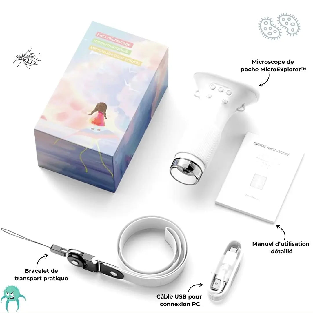 Microscope de Poche Compact Aire de jeux