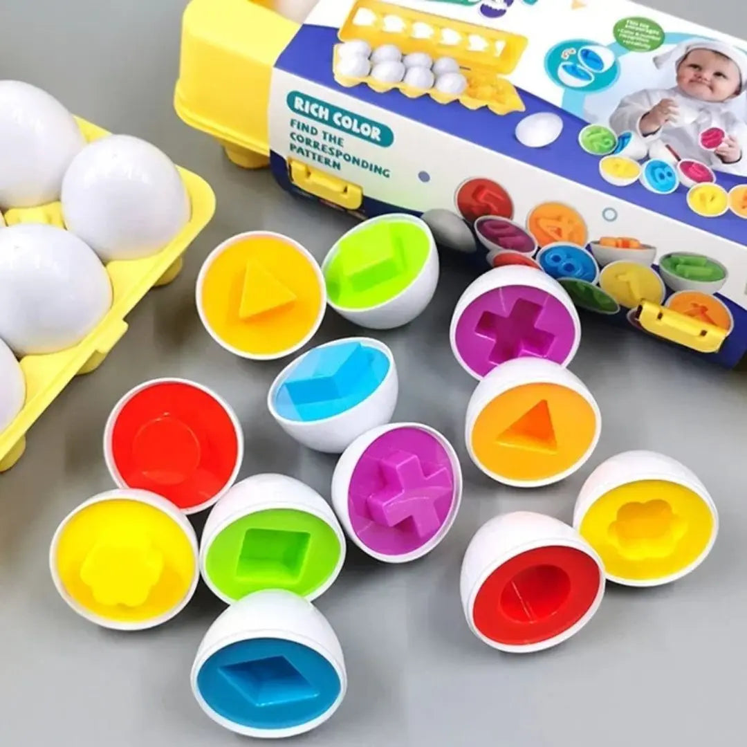 Coffret Œufs Géométriques à Assembler Aire de jeux
