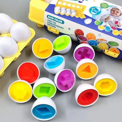 Coffret Œufs Géométriques à Assembler Aire de jeux