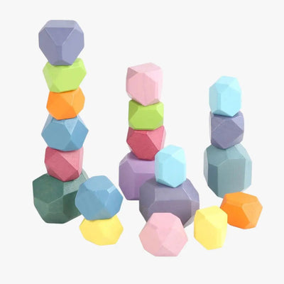 Pierres Colorees à Empiler Aire de jeux