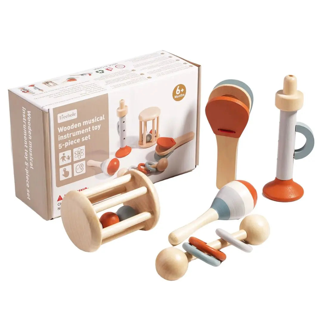Premiers instruments de musique en bois pour bébé aire de jeux