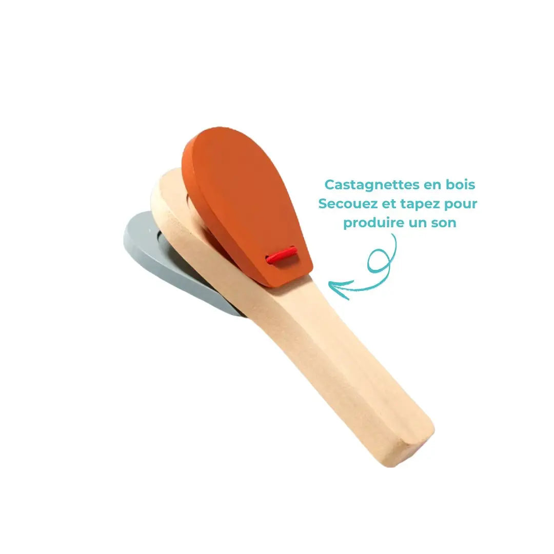 Premiers instruments de musique en bois pour bébé aire de jeux