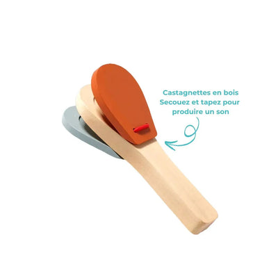 Premiers instruments de musique en bois pour bébé aire de jeux
