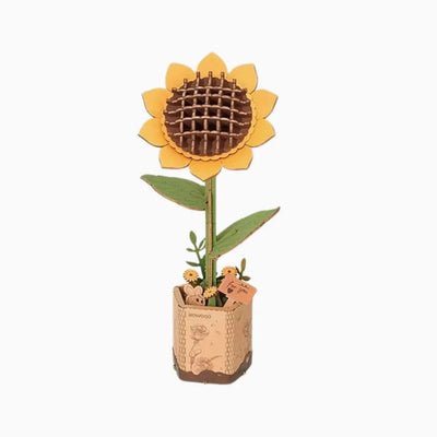 Puzzle 3D Fleurs en Bois Aire de jeux