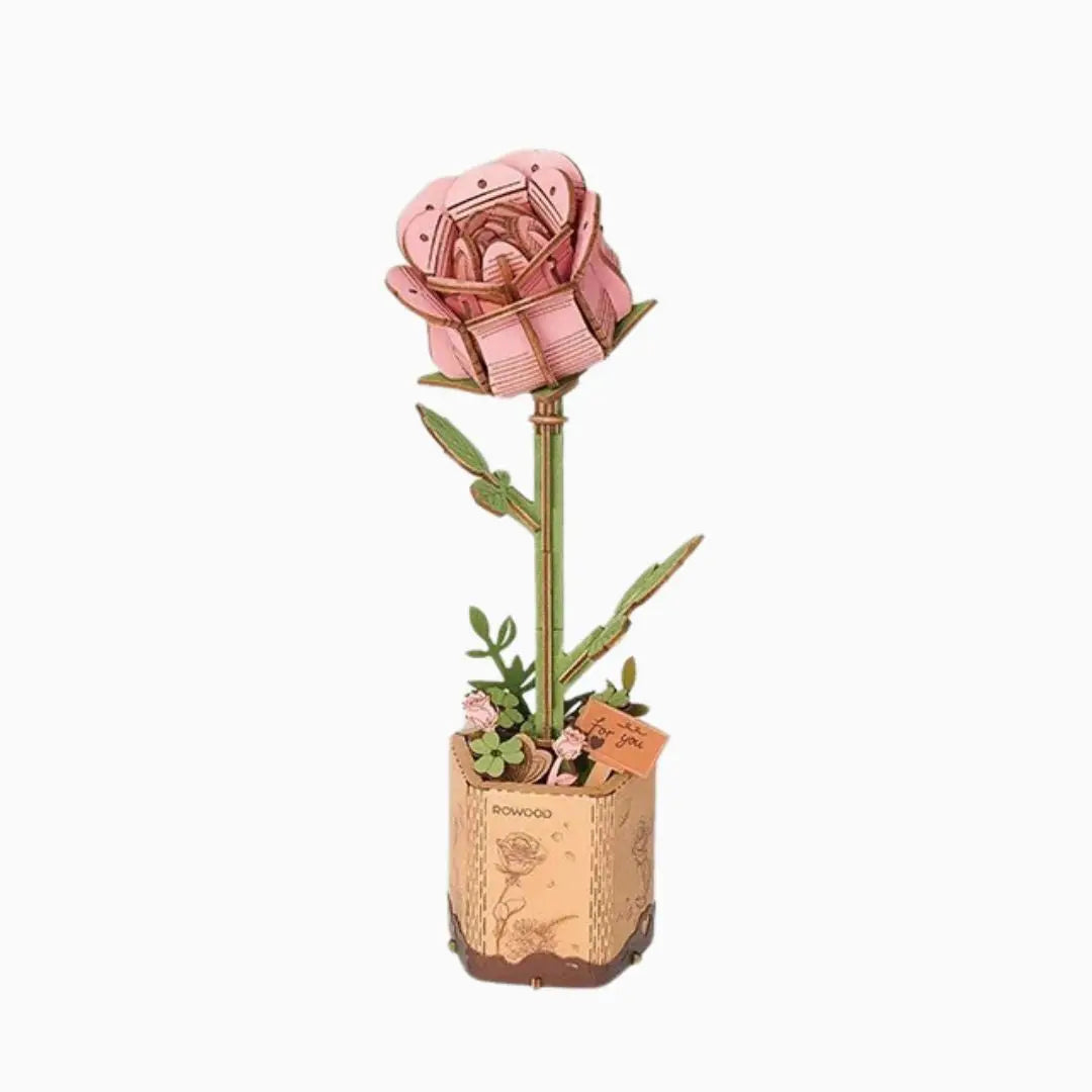 Puzzle 3D Fleurs en Bois Aire de jeux