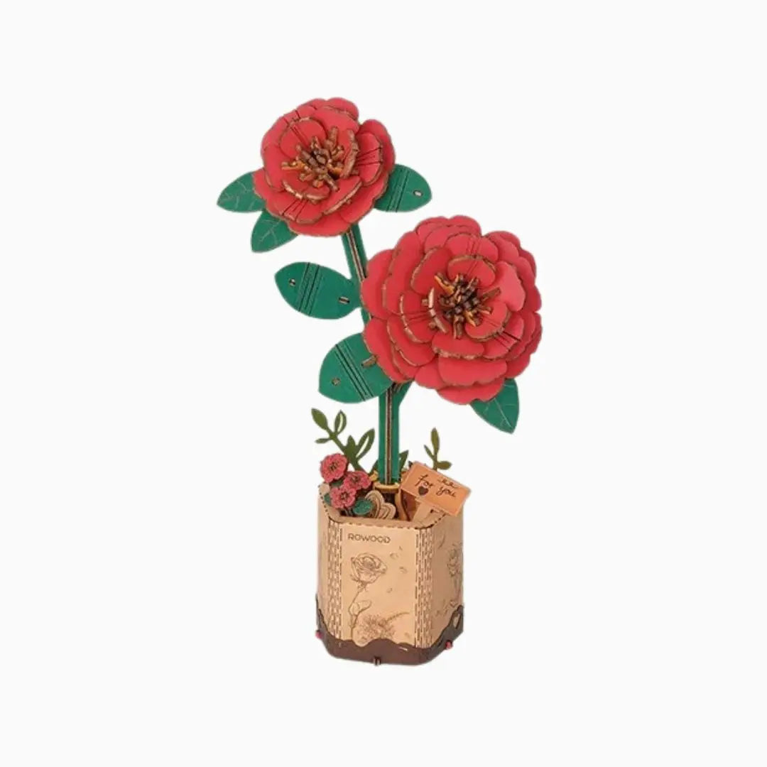 Puzzle 3D Fleurs en Bois Aire de jeux 