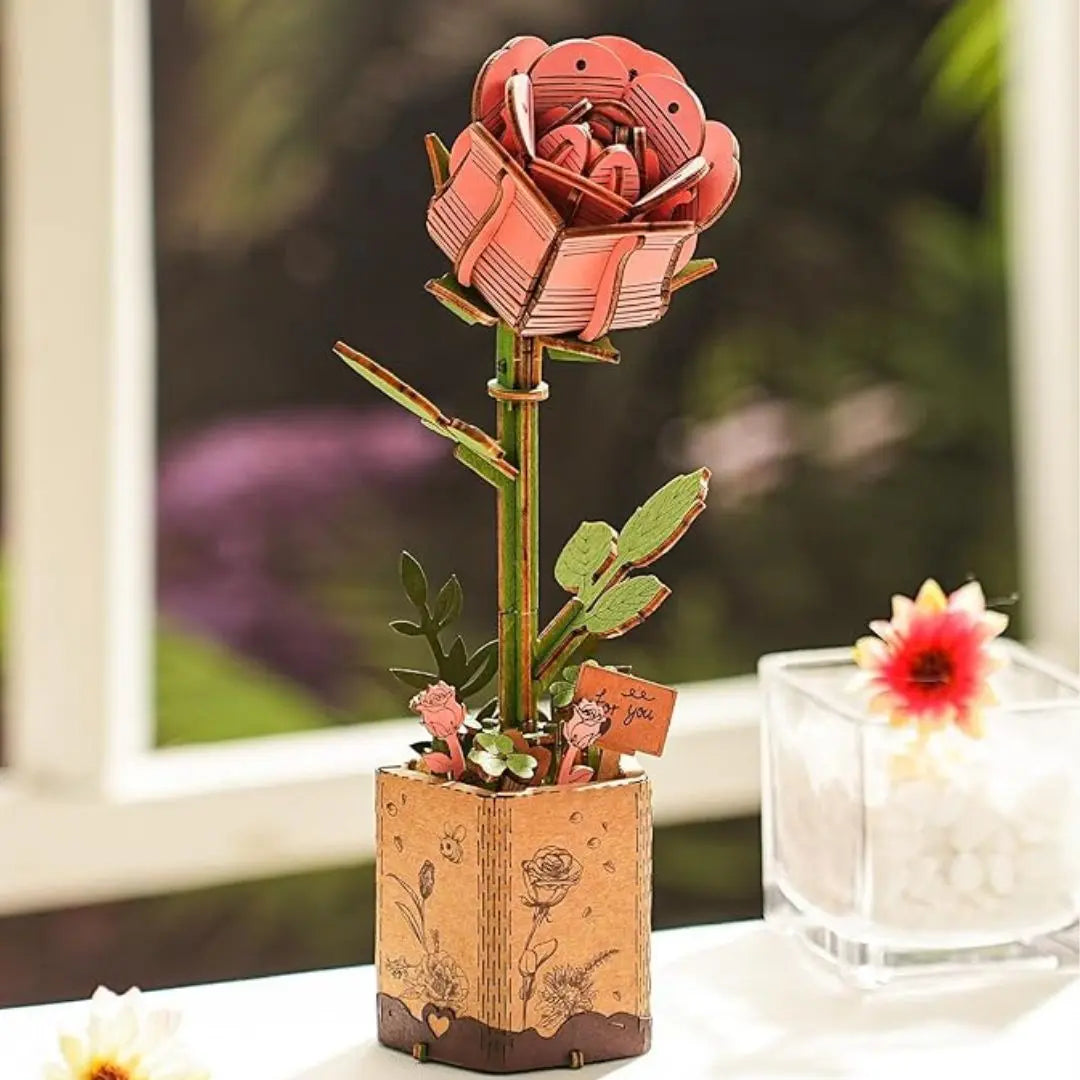 Puzzle 3D Fleurs en Bois Aire de jeux 