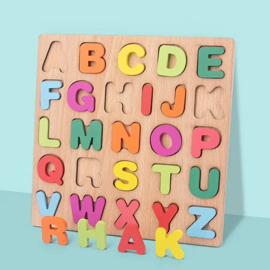 Puzzle Alphabet en Bois Aire de jeux 