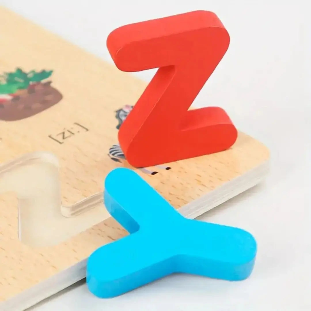 Puzzle Alphabet en Bois Aire de jeux 