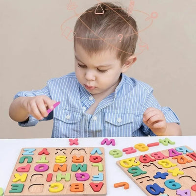 Puzzle Alphabet en Bois Aire de jeux 