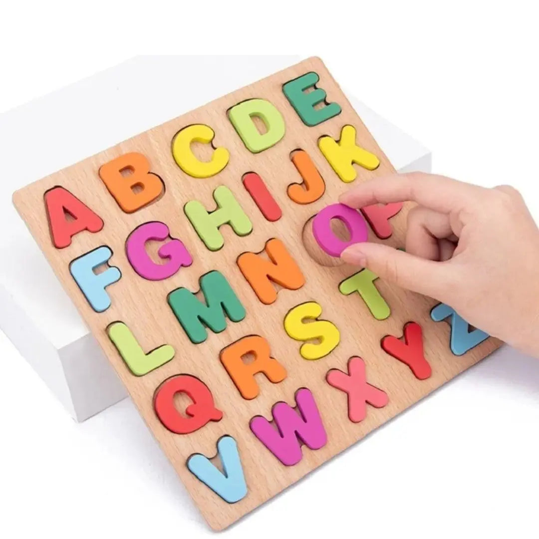 Puzzle Alphabet en Bois Aire de jeux 