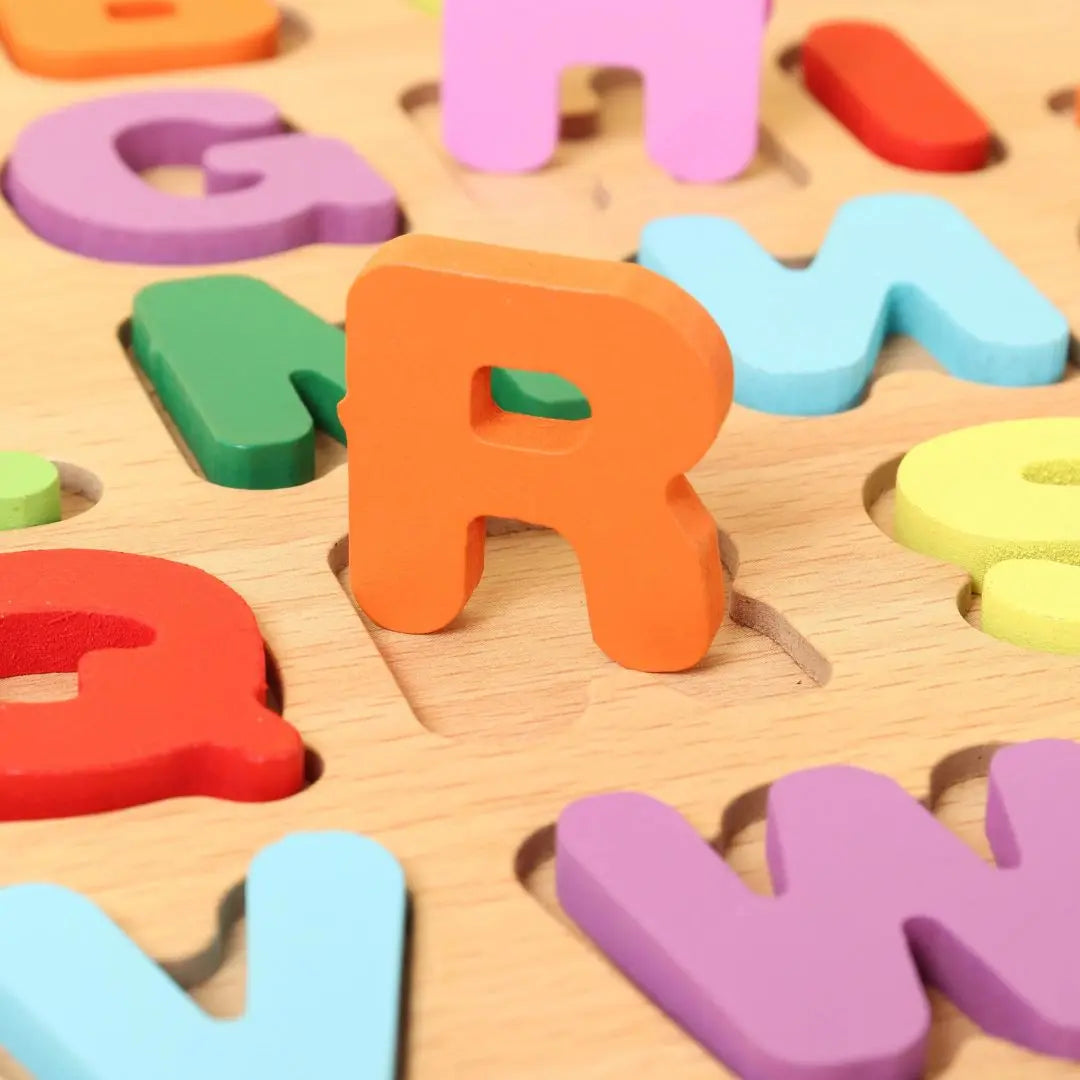 Puzzle Alphabet en Bois Aire de jeux 