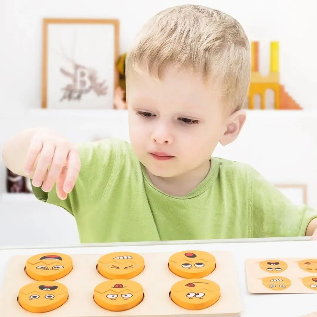 🧠 Puzzle Émotions Montessori aire de jeux
