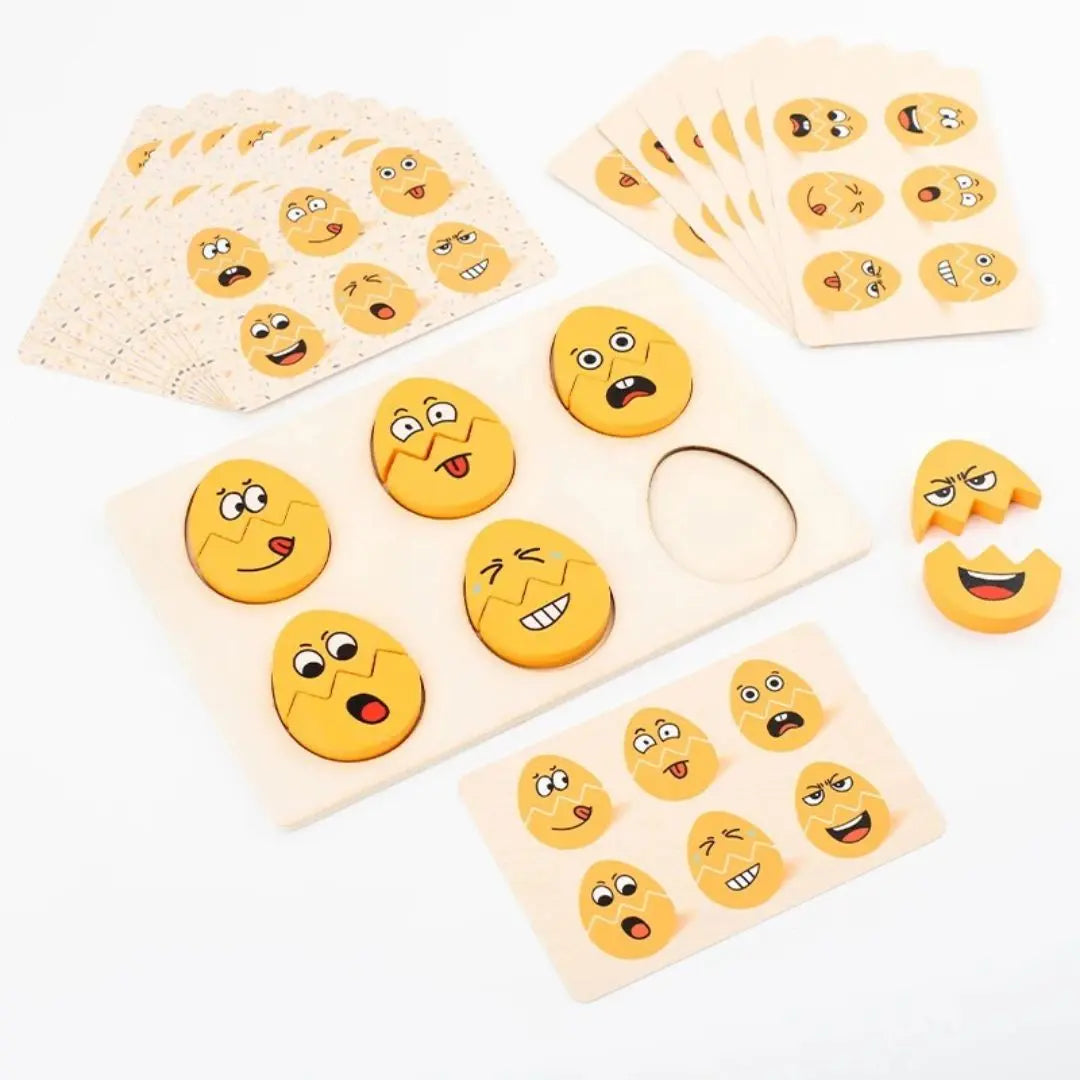 🧠 Puzzle Émotions Montessori aire de jeux