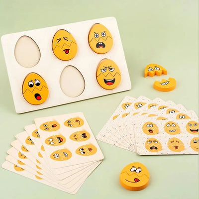 🧠 Puzzle Émotions Montessori aire de jeux