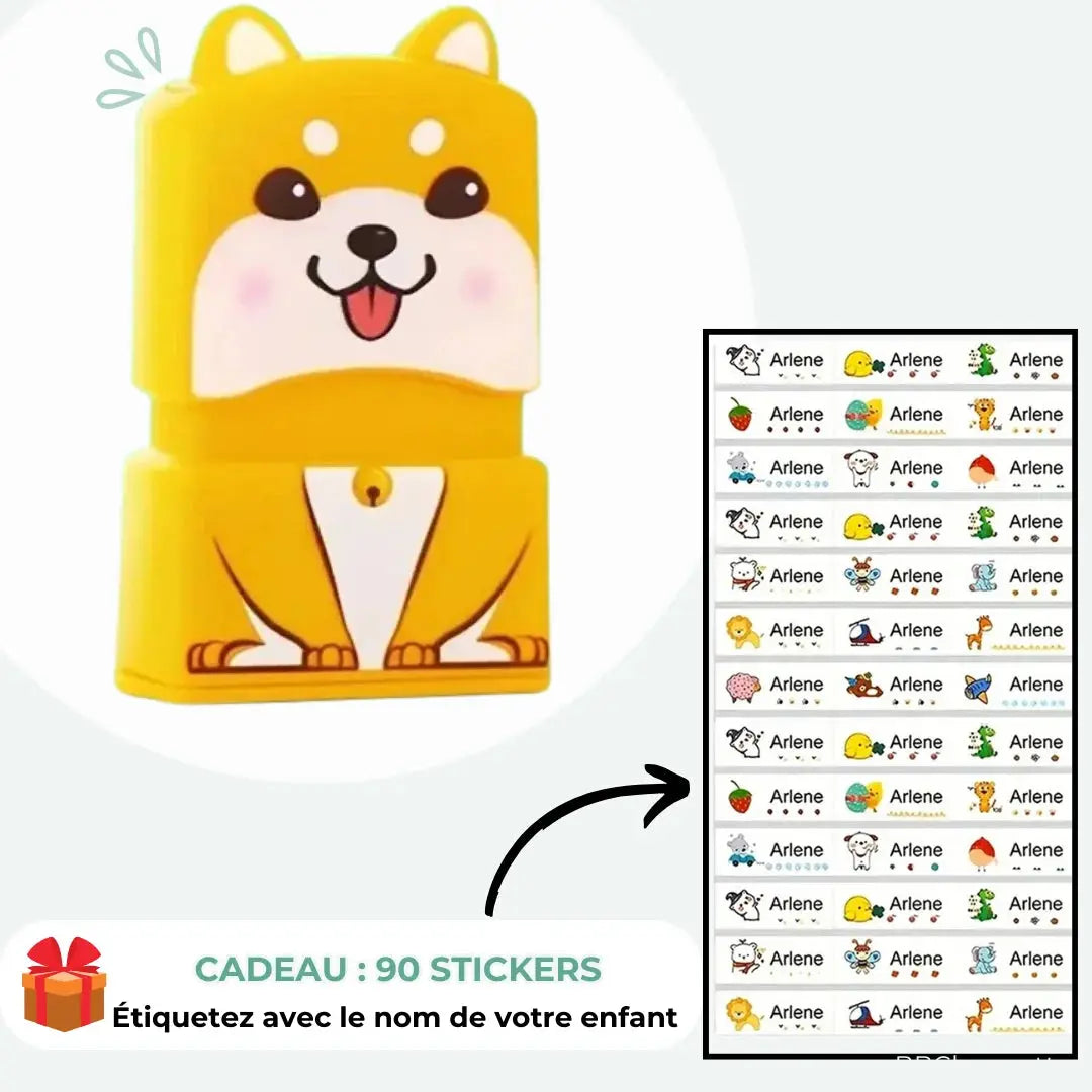 Tampon Personnalisé Animal - Air de Jeux 