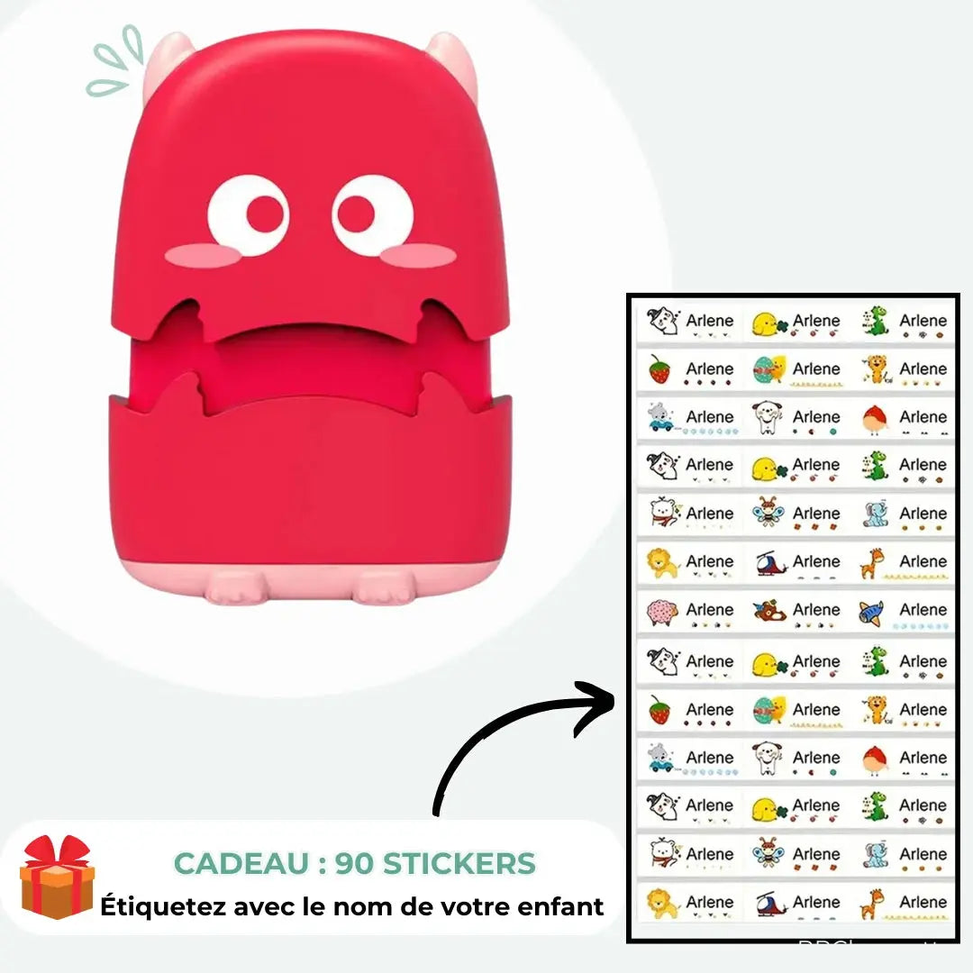 Tampon Personnalise pour Vetement Aire de jeux 